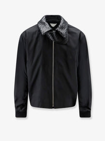 Bottega Veneta Men's Nylon and Cotton Jacket Black