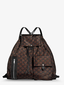 Celine Men's Nylon and Leather Backpack Black