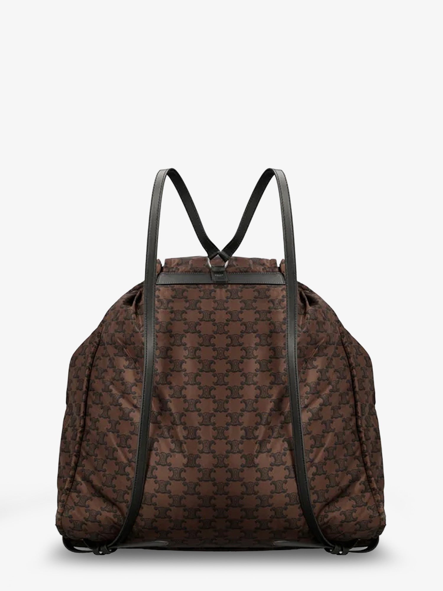 Celine Men's Nylon and Leather Backpack Black