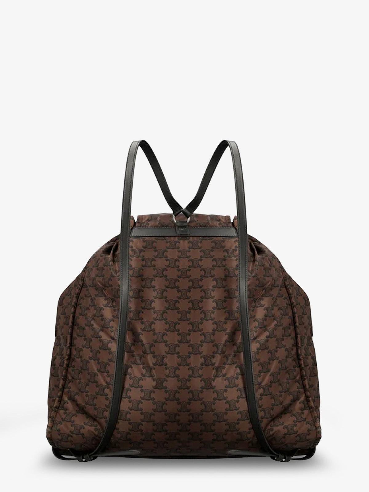 Celine Men's Nylon and Leather Backpack Black, view 2