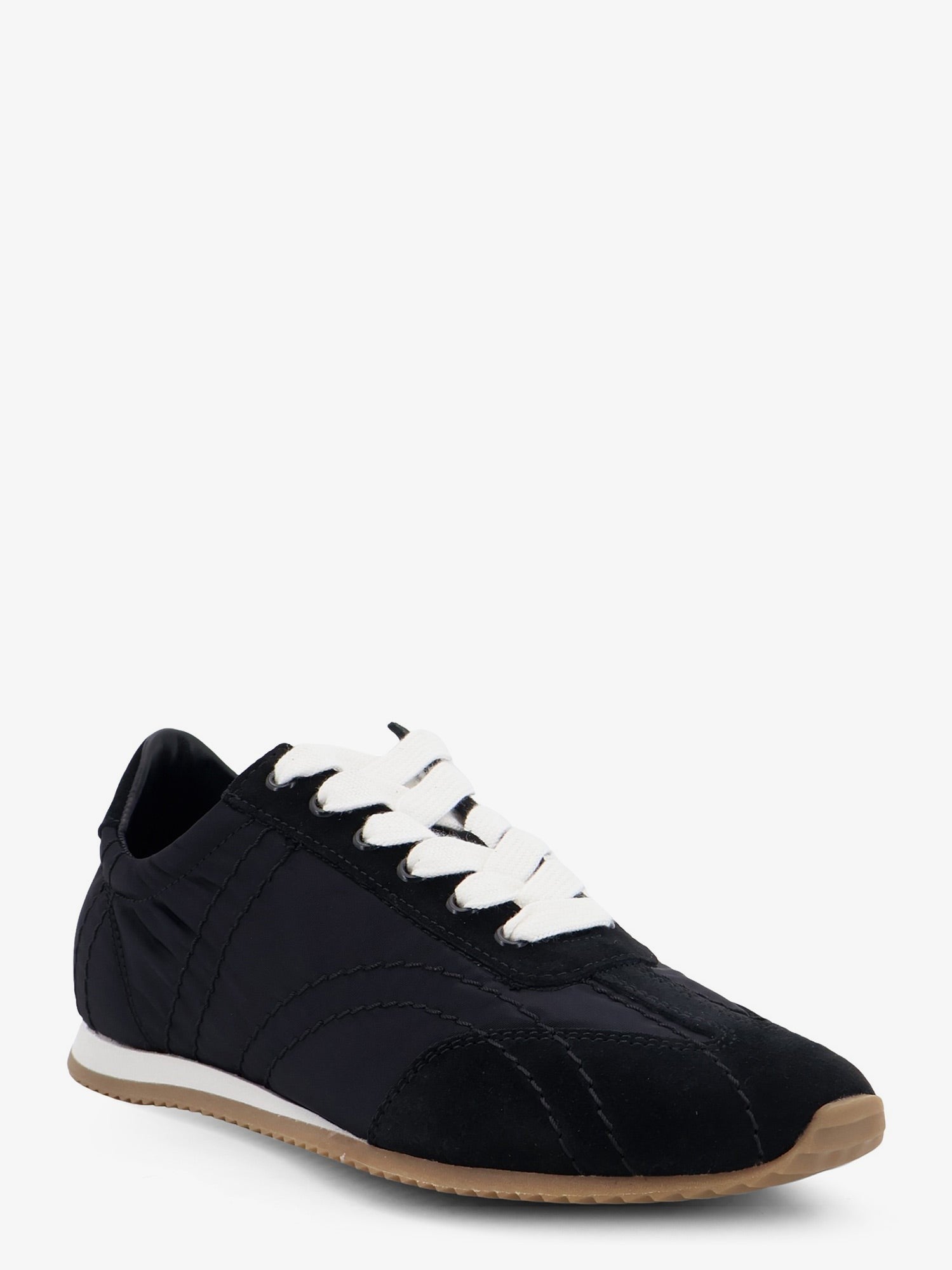 Toteme Women's Nylon and Suede Sneakers Black