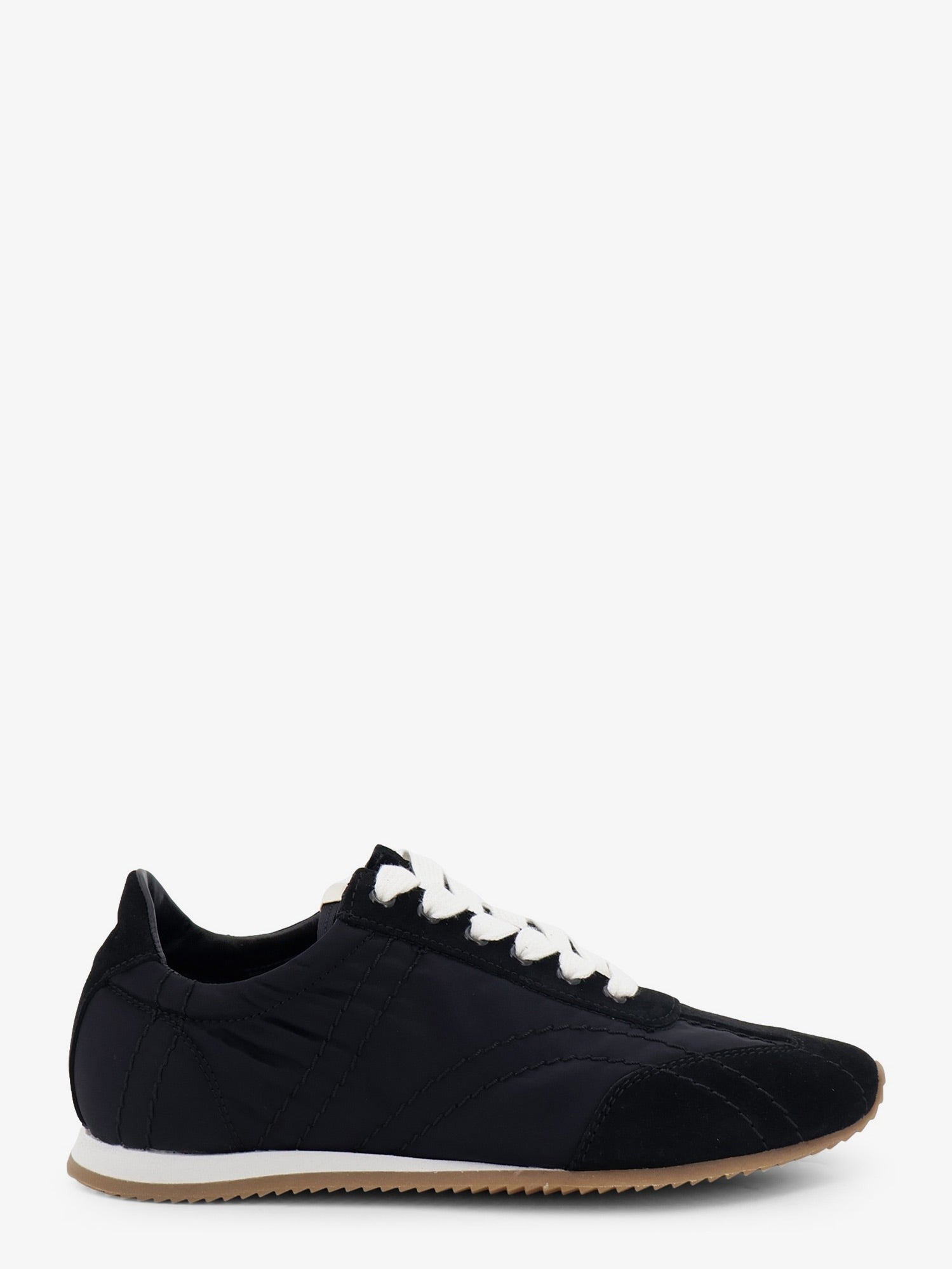 Toteme Women's Nylon and Suede Sneakers Black