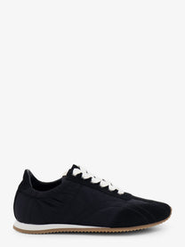 Toteme Women's Nylon and Suede Sneakers Black