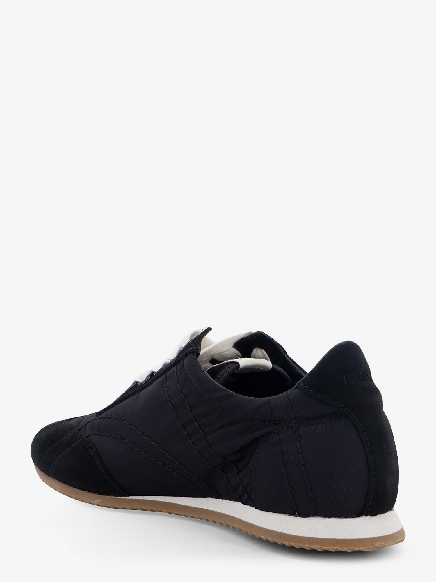 Toteme Women's Nylon and Suede Sneakers Black