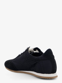 Toteme Women's Nylon and Suede Sneakers Black