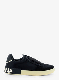 Dolce &amp; Gabbana Men's Nylon and Suede Sneakers Black