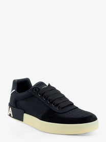 Dolce &amp; Gabbana Men's Nylon and Suede Sneakers Black