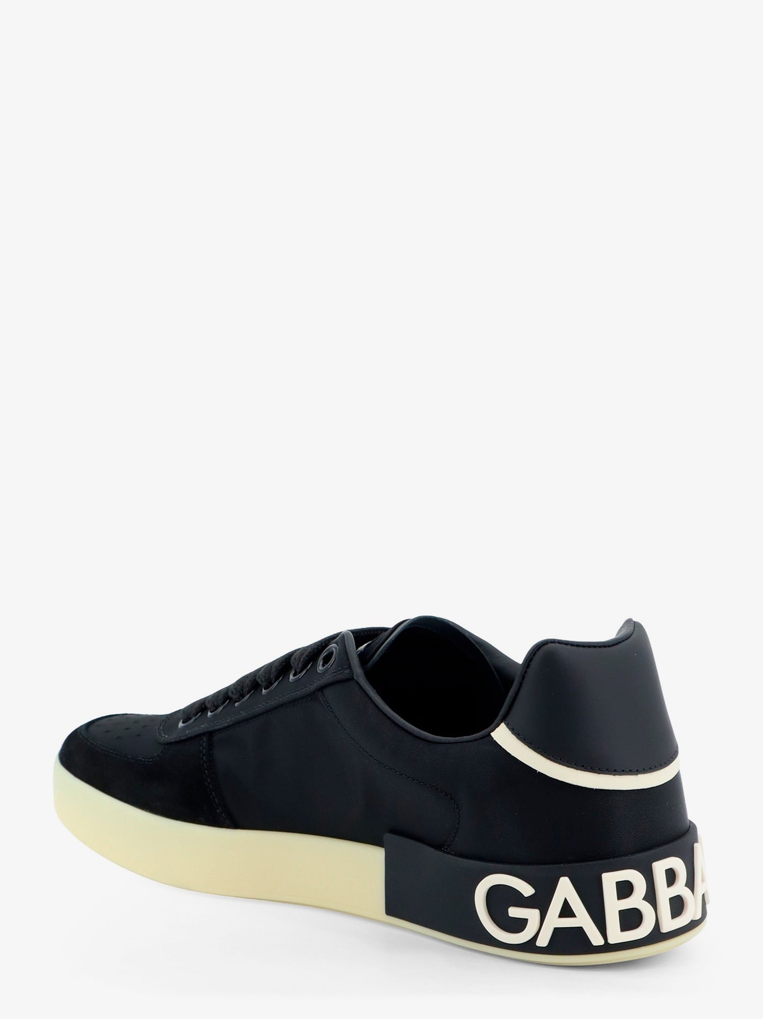 Dolce &amp; Gabbana Men's Nylon and Suede Sneakers Black