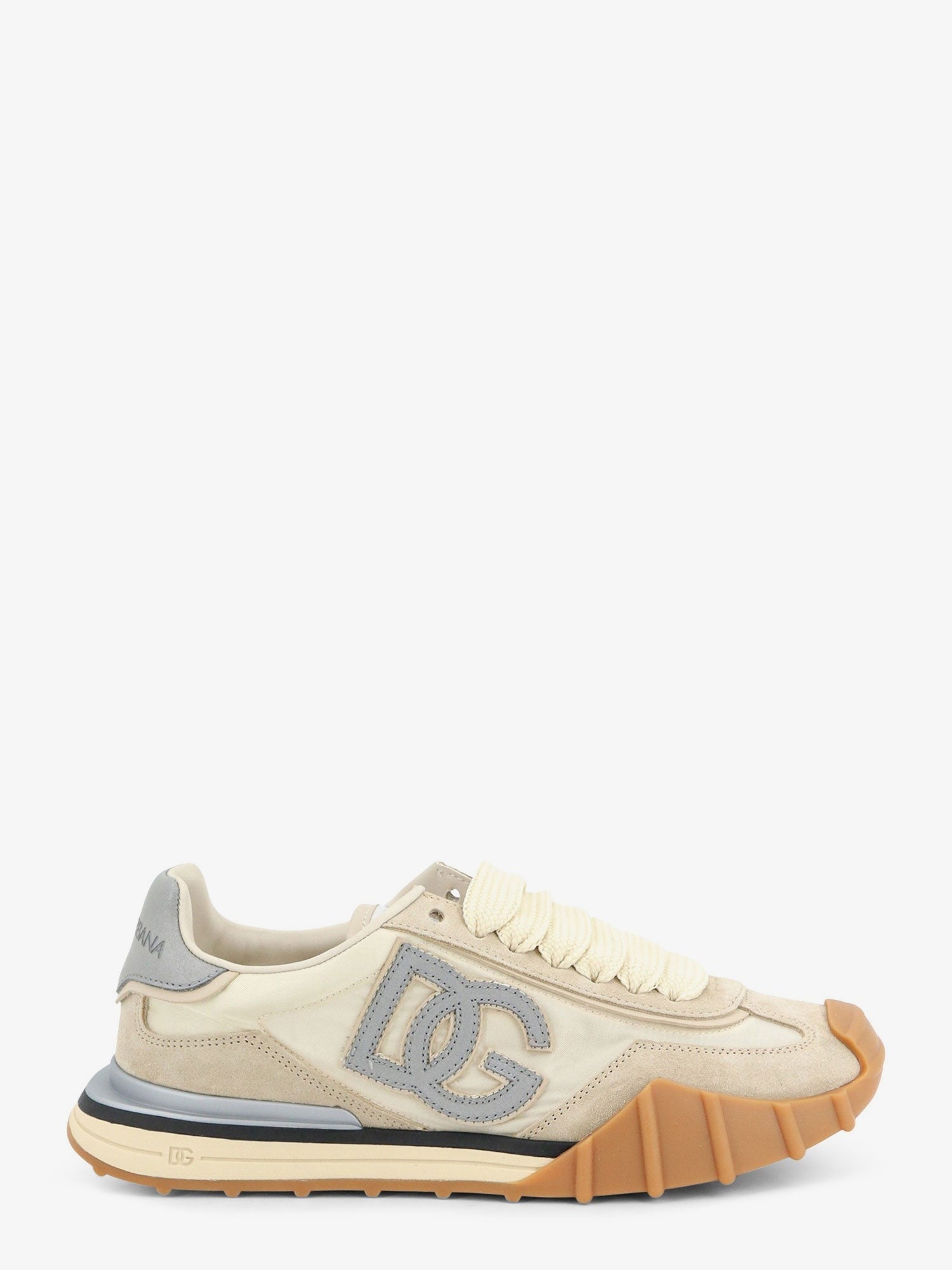 Dolce &amp; Gabbana Women's Nylon and Suede Sneakers White