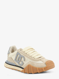 Dolce &amp; Gabbana Women's Nylon and Suede Sneakers White