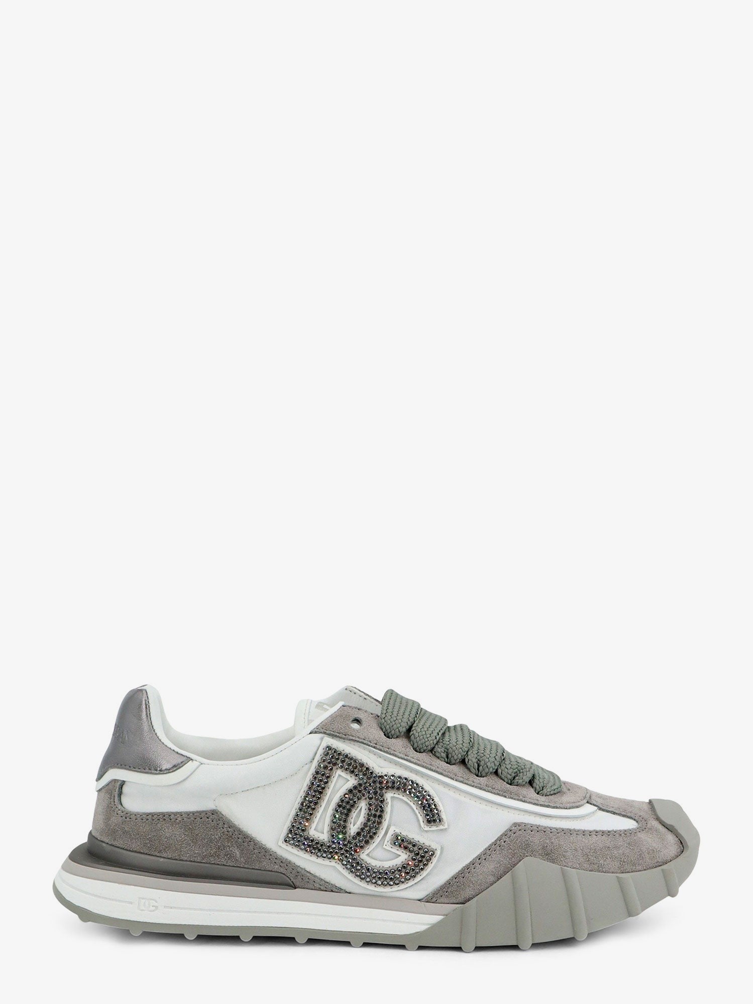 Dolce &amp; Gabbana Women's Nylon and Suede Sneakers White