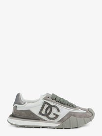 Dolce &amp; Gabbana Women's Nylon and Suede Sneakers White