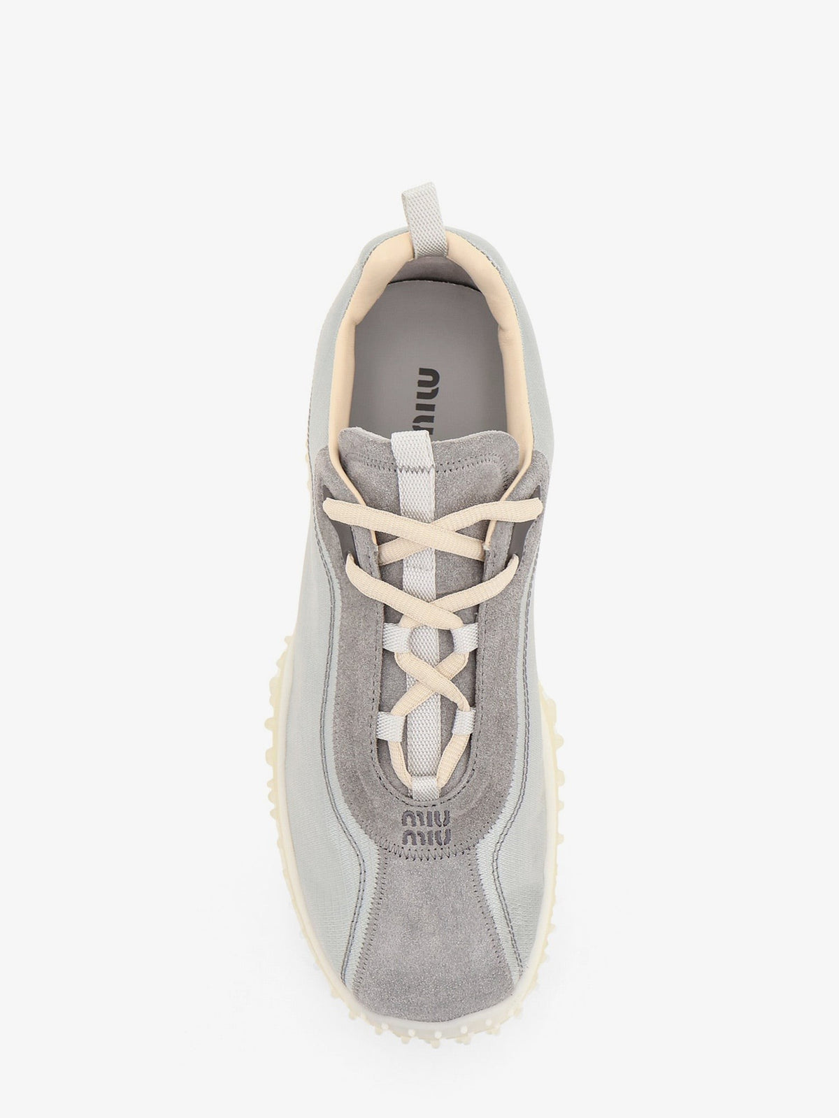 Miu Miu Women's Bubble Sneakers Grey, view 5