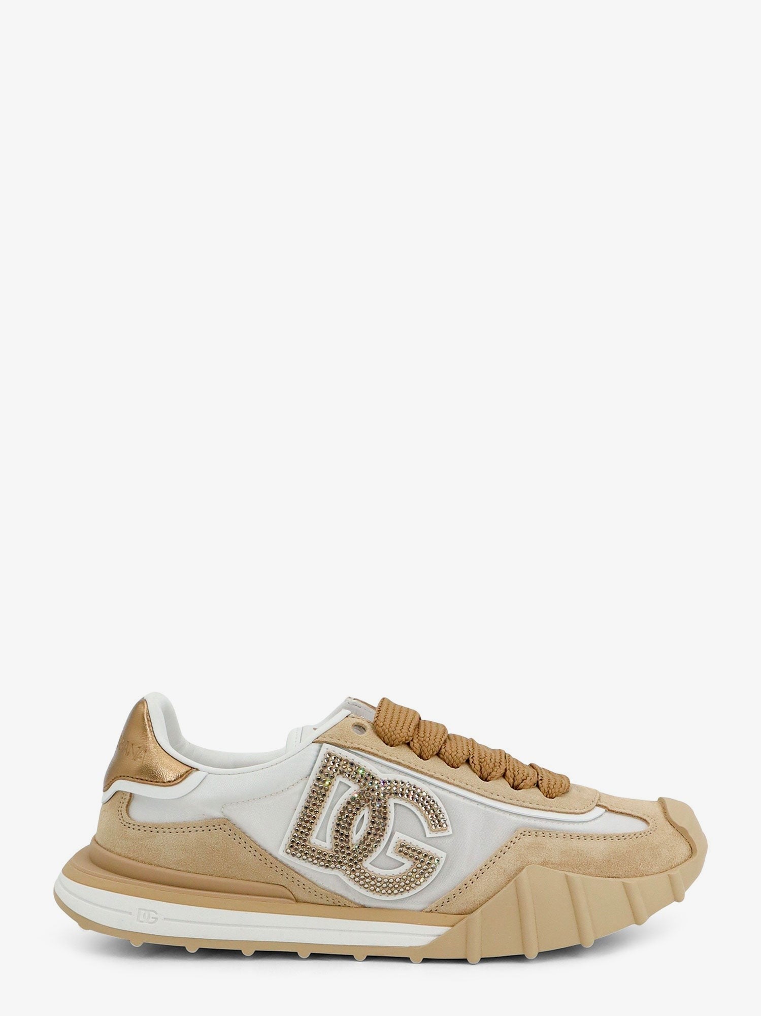 Dolce &amp; Gabbana Women's Nylon and Suede Sneakers White