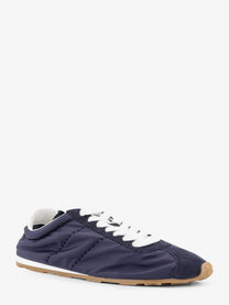 Miu Miu Women's Nylon and Suede Sneakers Blue