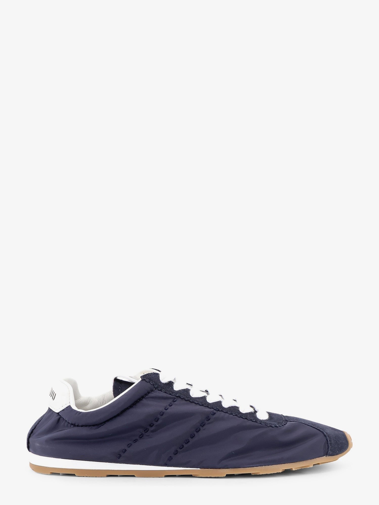 Miu Miu Women's Nylon and Suede Sneakers Blue
