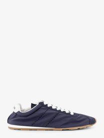 Miu Miu Women's Nylon and Suede Sneakers Blue