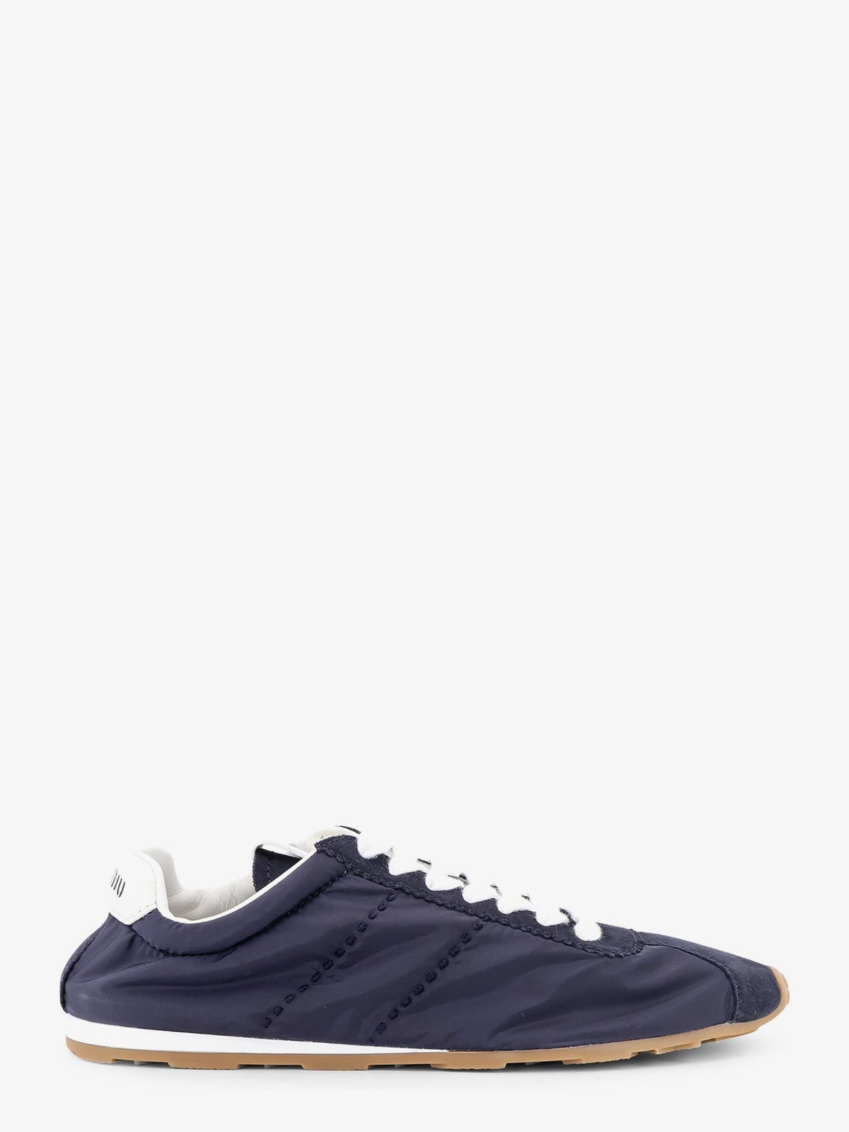 Miu Miu Women's Nylon and Suede Sneakers Blue