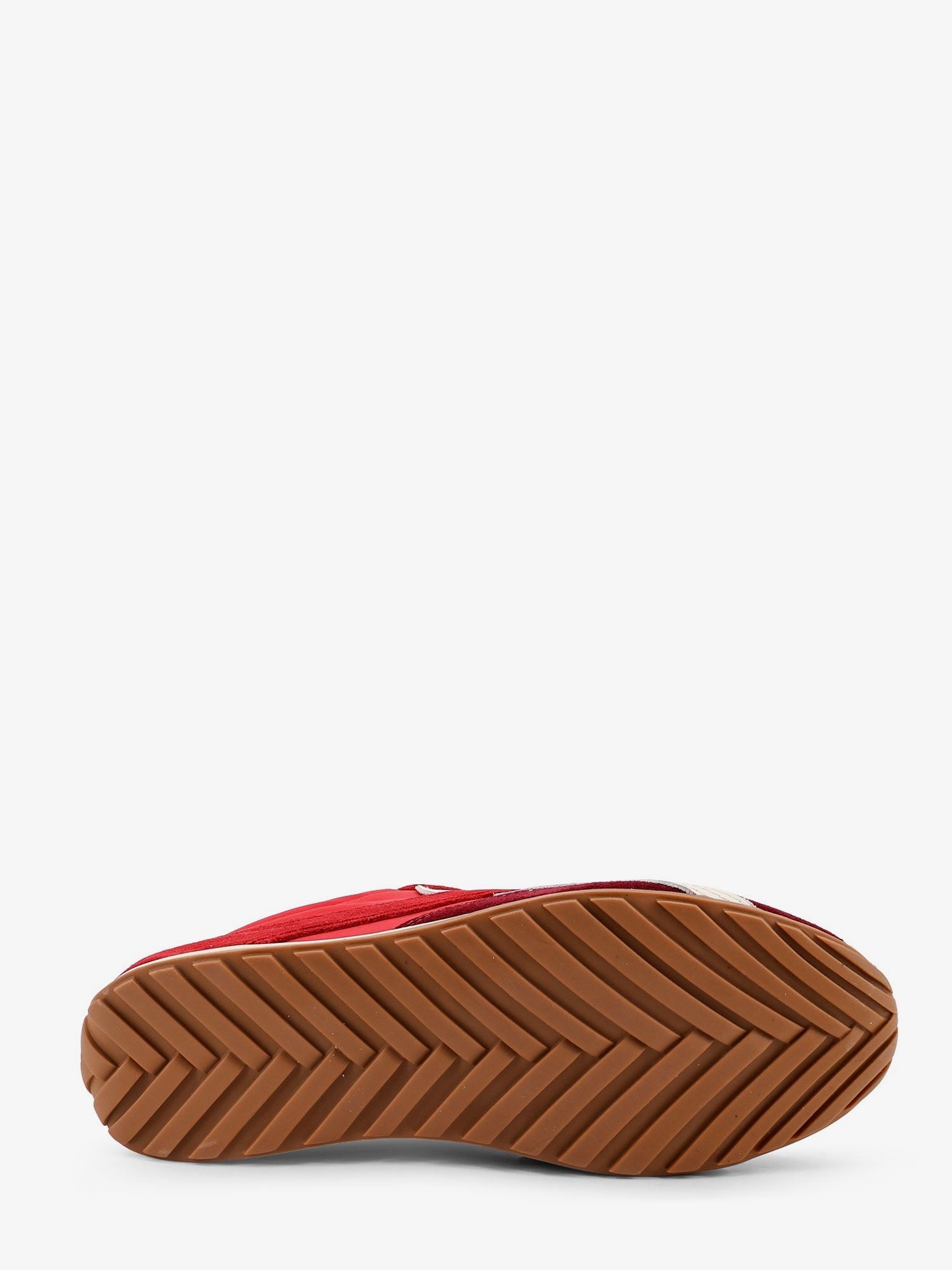 Alohas Women's Nylon and Suede Sneakers Red