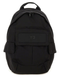 Y-3 Unisex Nylon Backpack Black