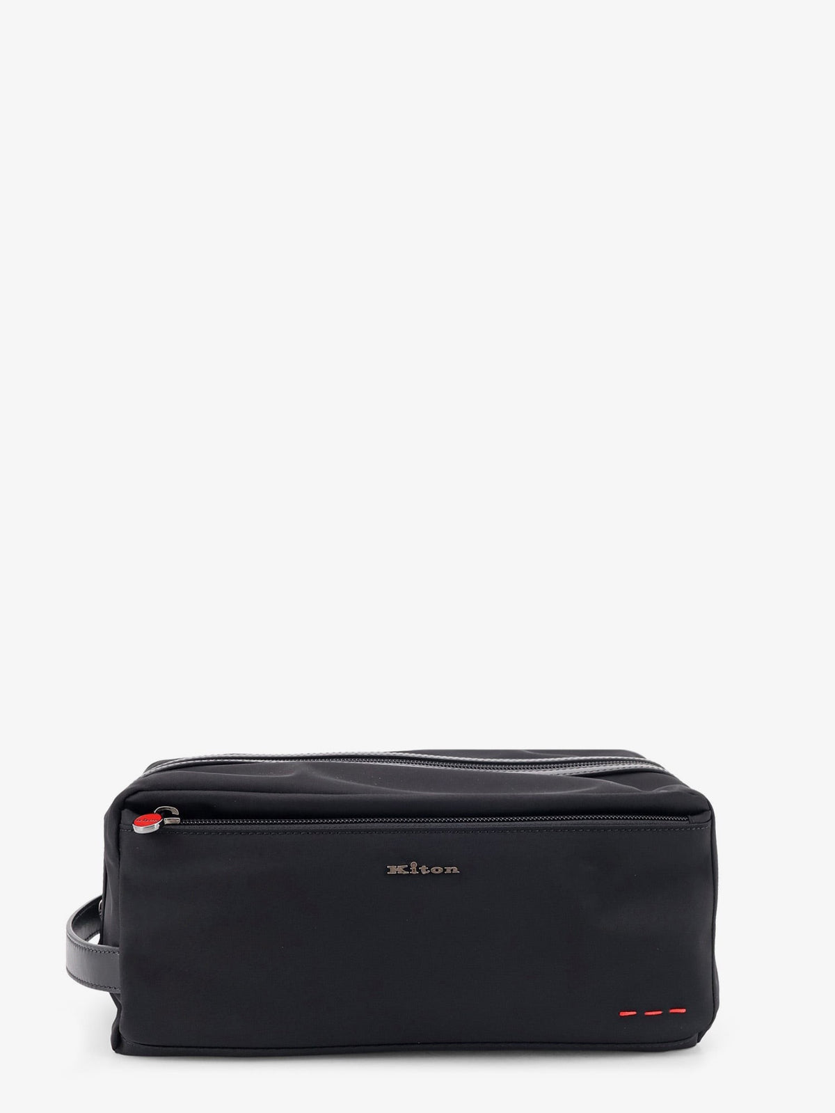 Kiton Men's Nylon Beauty Case Black