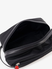 Kiton Men's Nylon Beauty Case Black