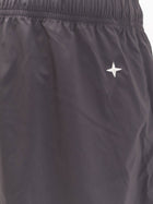 Stone Island Men's Nylon Bermuda Shorts Grey, view 3