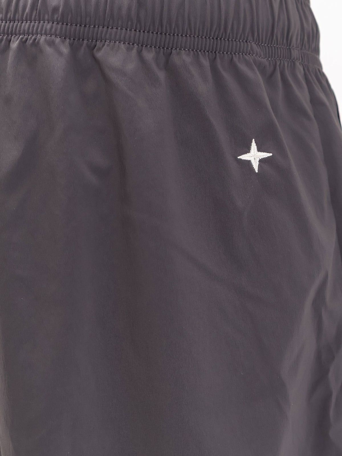 Stone Island Men's Nylon Bermuda Shorts Grey, view 3