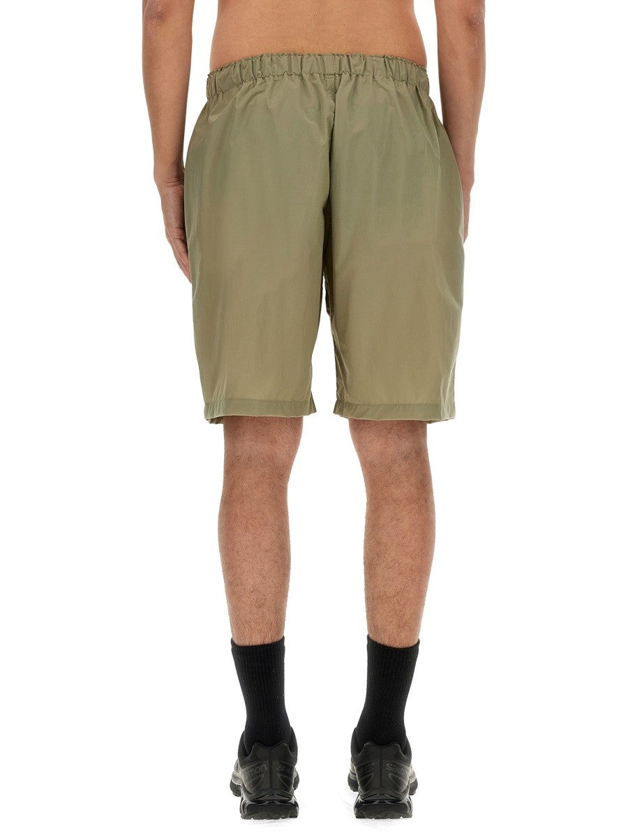 South2 West8 Men's Nylon Bermuda Shorts Beige