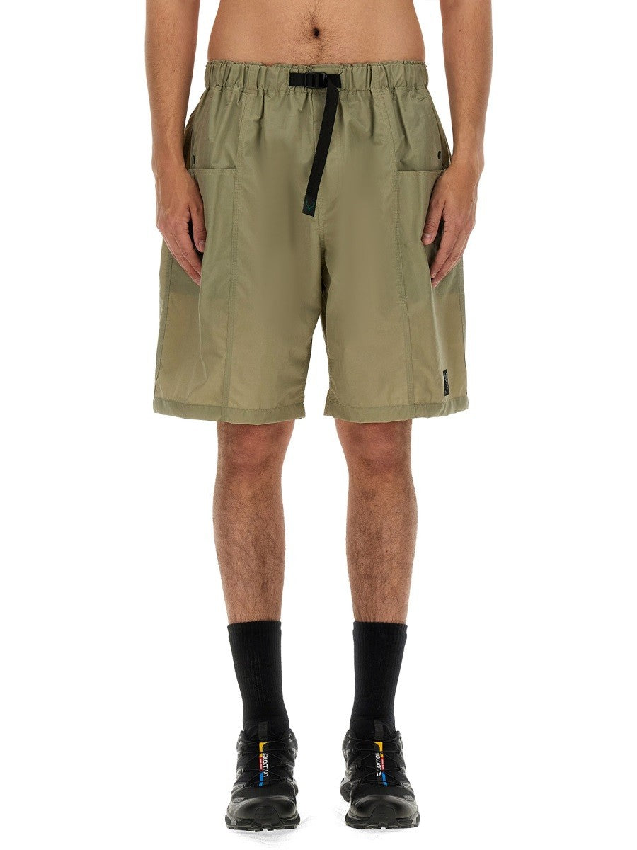 South2 West8 Men's Nylon Bermuda Shorts Beige
