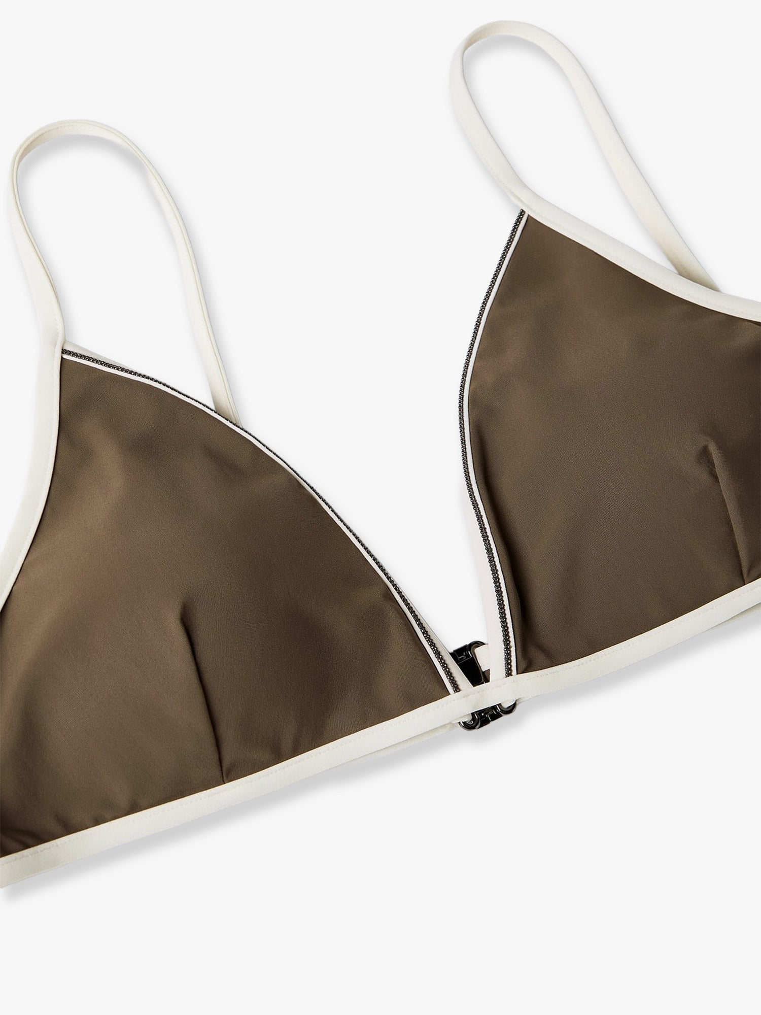 Brunello Cucinelli Women's Top Bikini Monile Green