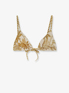 ERES Women's Nylon Bikini Top Gold