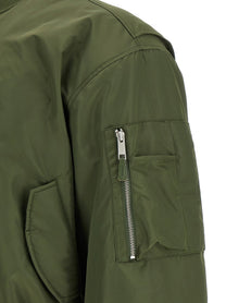 Entire Studios Nylon Bomber Jacket Green