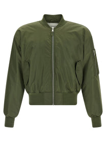 Entire Studios Nylon Bomber Jacket Green