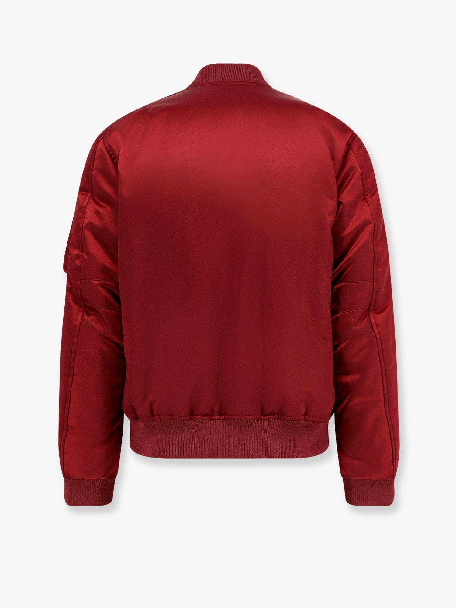Gucci Men's Nylon Bomber Jacket Red