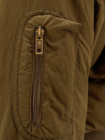 Chloé Women's Nylon Bomber Jacket Brown Chloé