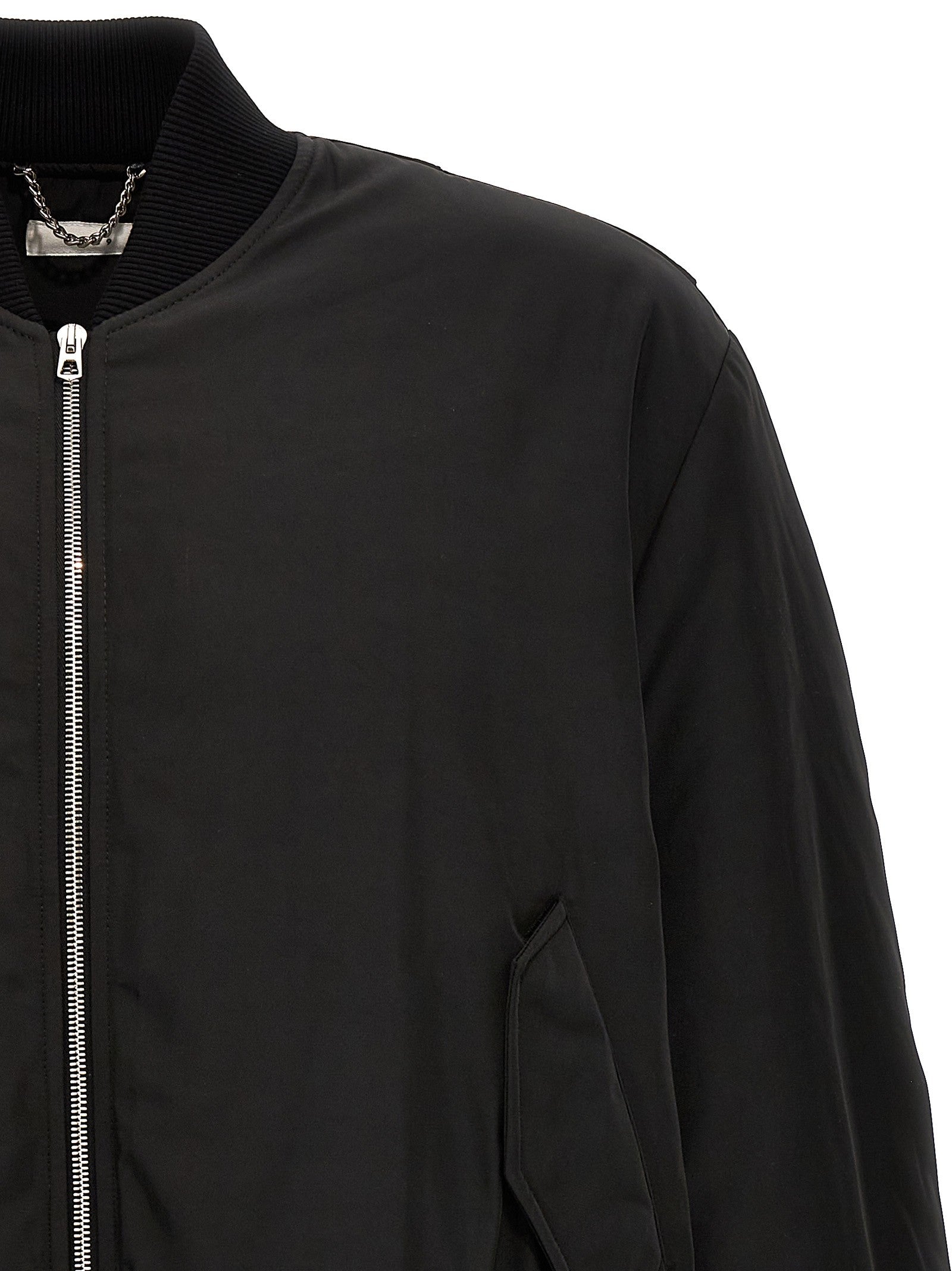 1989 STUDIO Nylon Bomber Jacket Black