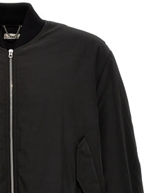 1989 STUDIO Nylon Bomber Jacket Black