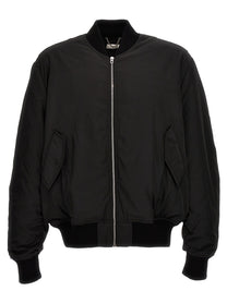 1989 STUDIO Nylon Bomber Jacket Black