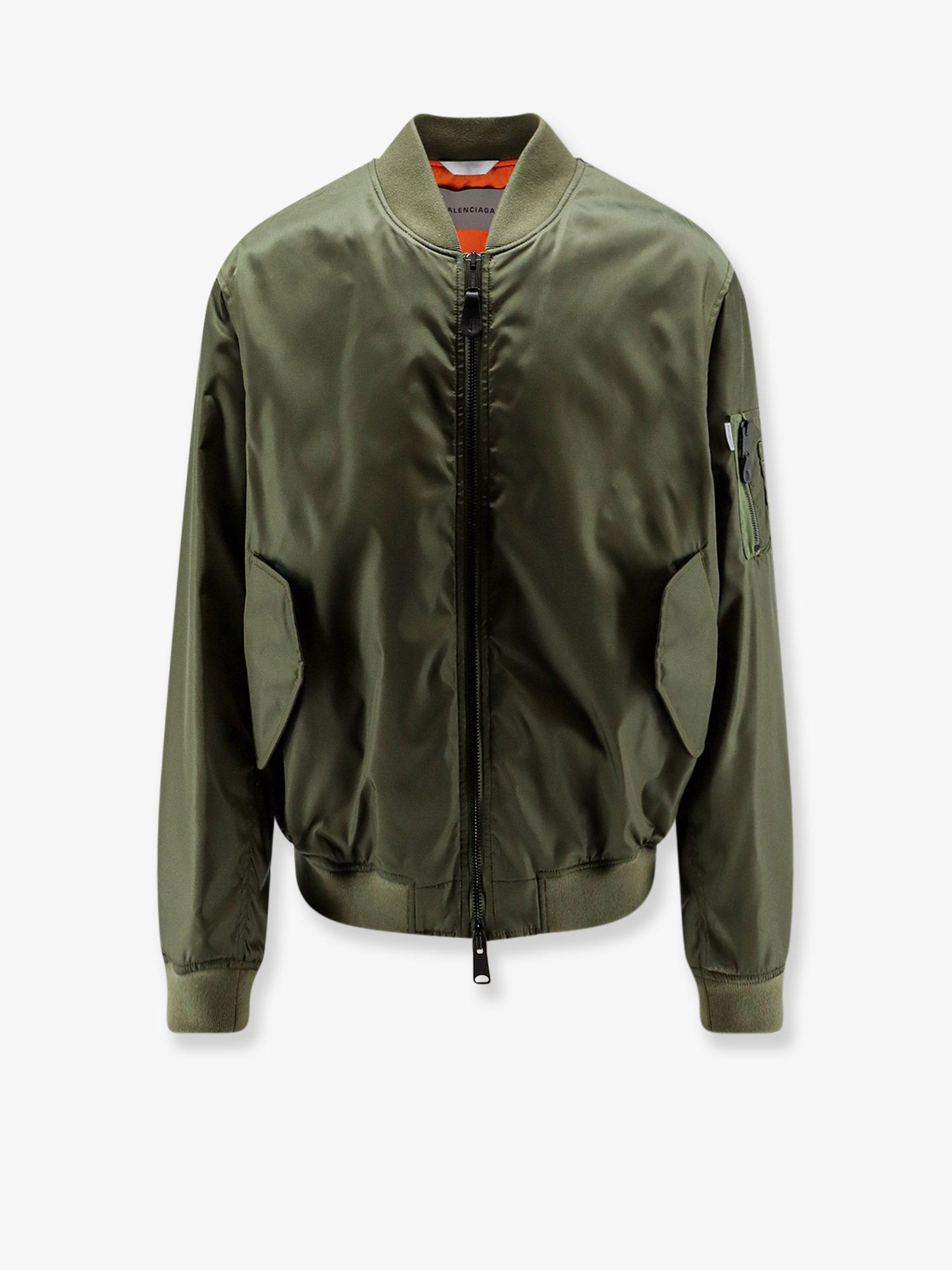 Balenciaga Men's Nylon Bomber Green