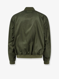 Balenciaga Men's Nylon Bomber Green