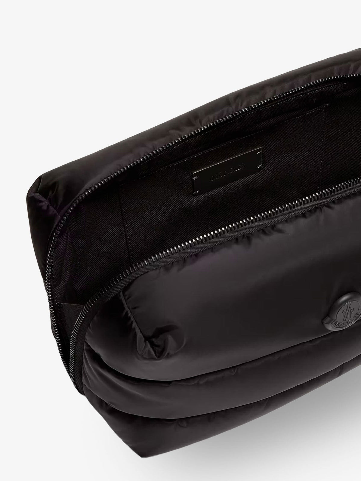 Moncler Women's Nylon Caradoc Beauty Case Black, view 4