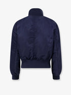 The Frankie Shop Women's Nylon Crop Jacket Blue, view 2