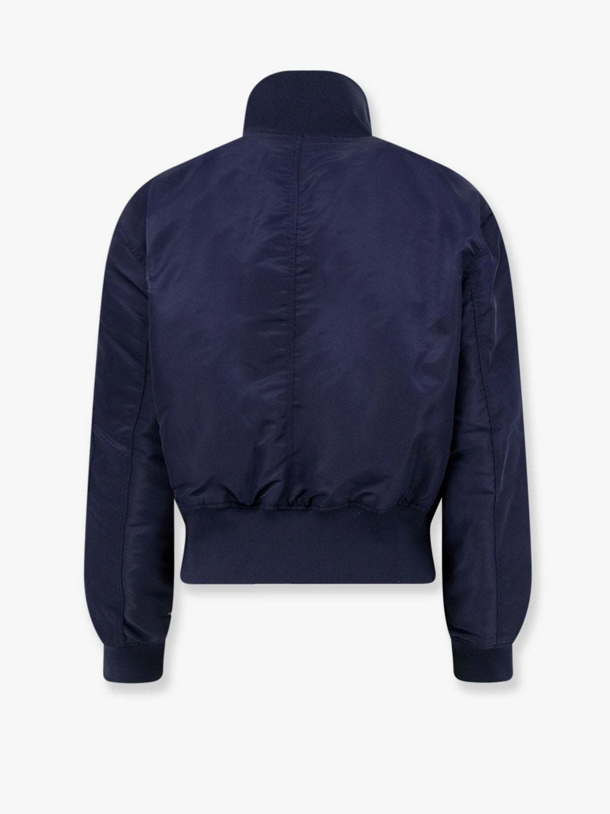 The Frankie Shop Women's Nylon Crop Jacket Blue, view 2