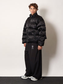 Balenciaga Men's Nylon Down Jacket Black