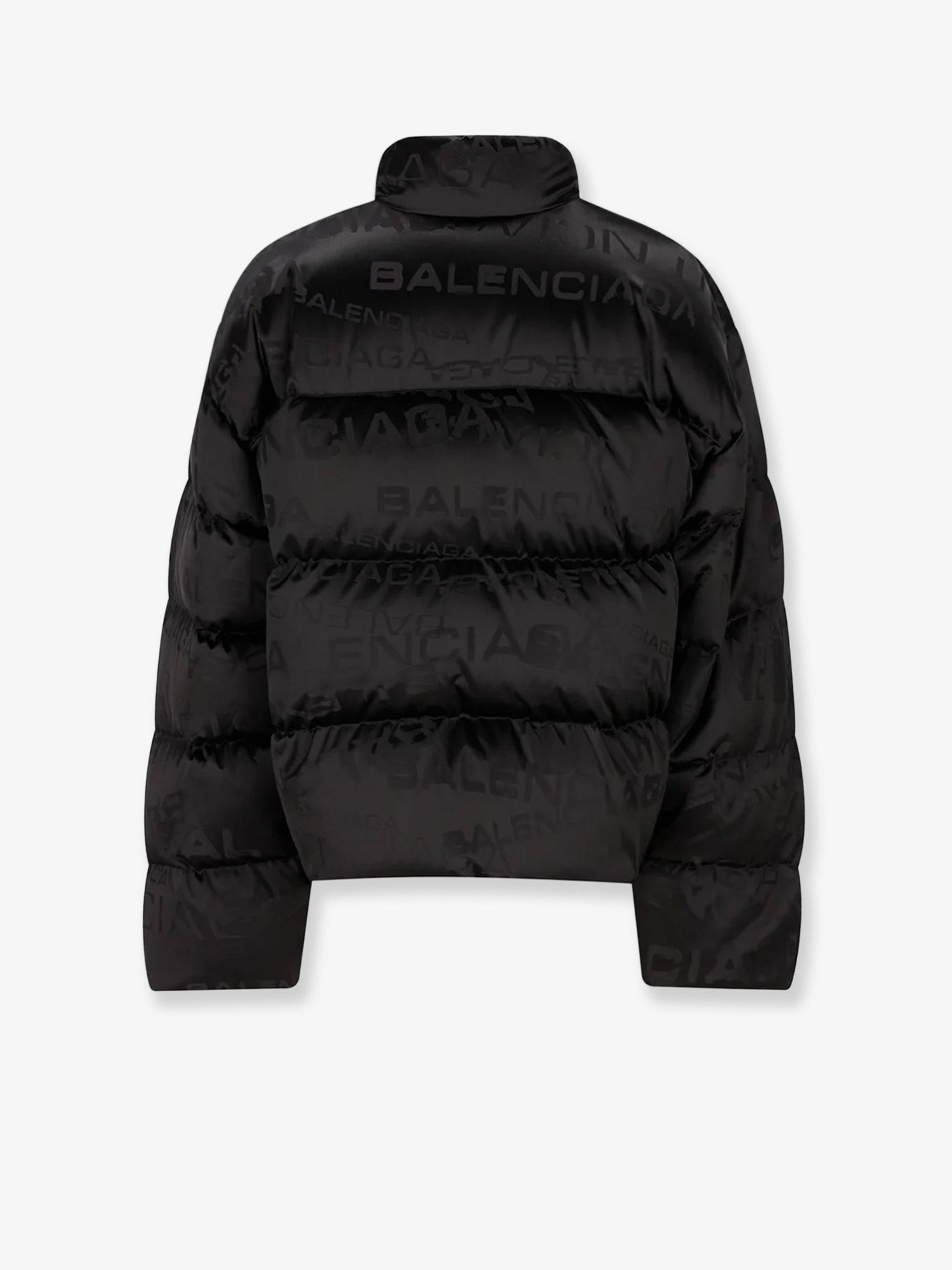 Balenciaga Men's Nylon Down Jacket Black