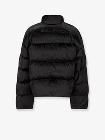 Balenciaga Men's Nylon Down Jacket Black