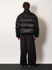 Balenciaga Men's Nylon Down Jacket Black