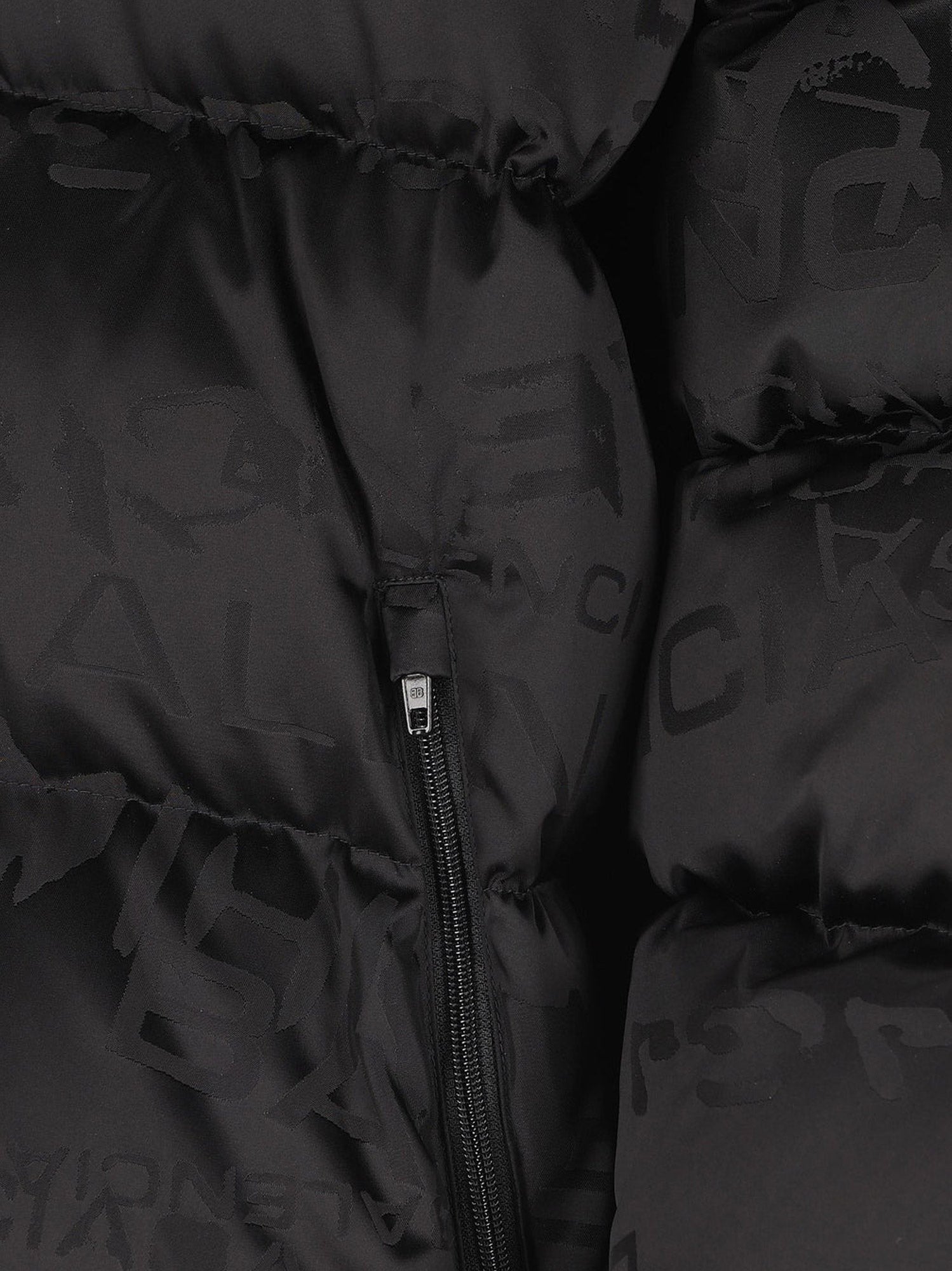 Balenciaga Men's Nylon Down Jacket Black