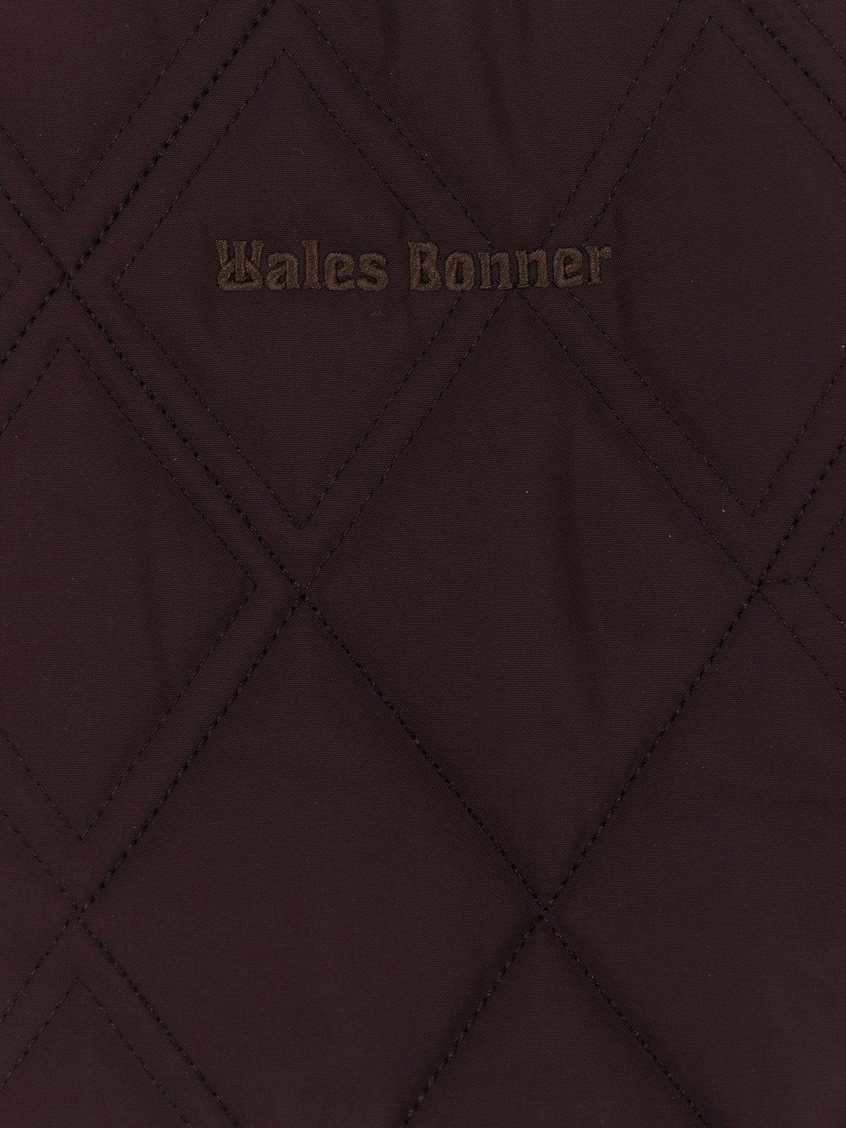adidas Originals by Wales Bonner Women's Nylon Down Jacket Brown, view 3